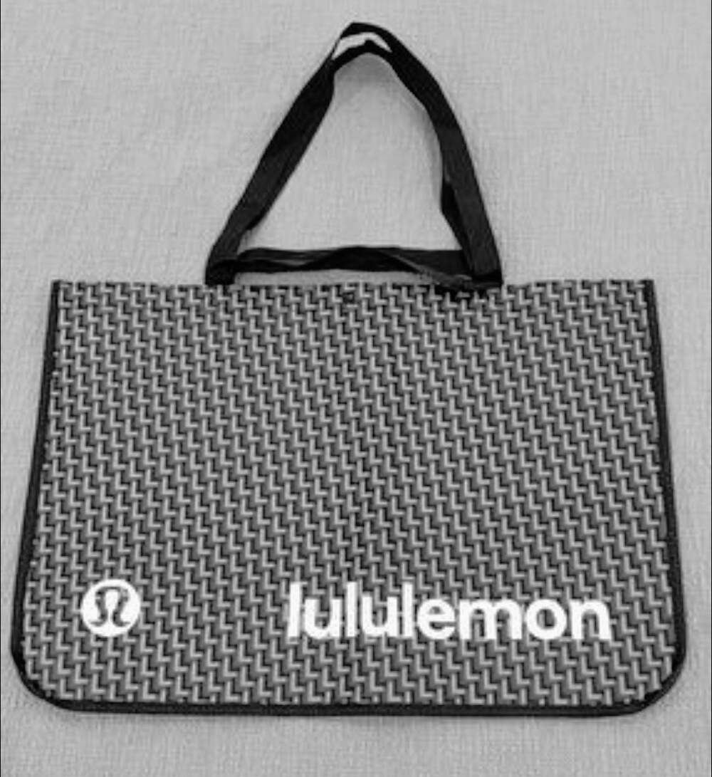 Lululemon Geo Pattern Reusable Shopping Tote Bag